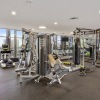 gym with workout equipment